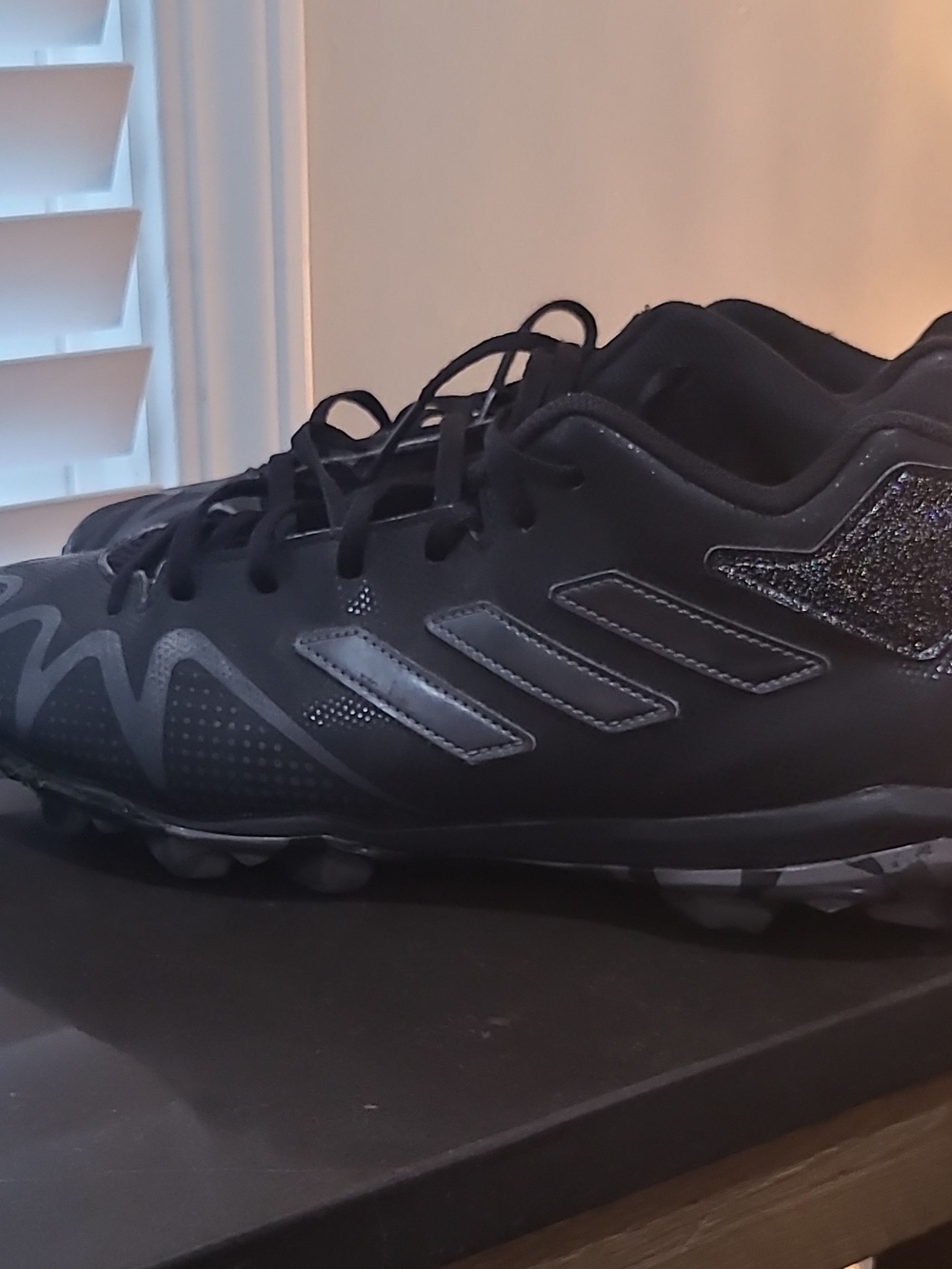 adidas Freak Spark Black Football Cleats Men's US 11 Medium